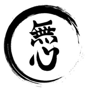 Kanji japonés de Mushin, mente sin mente en el Budo