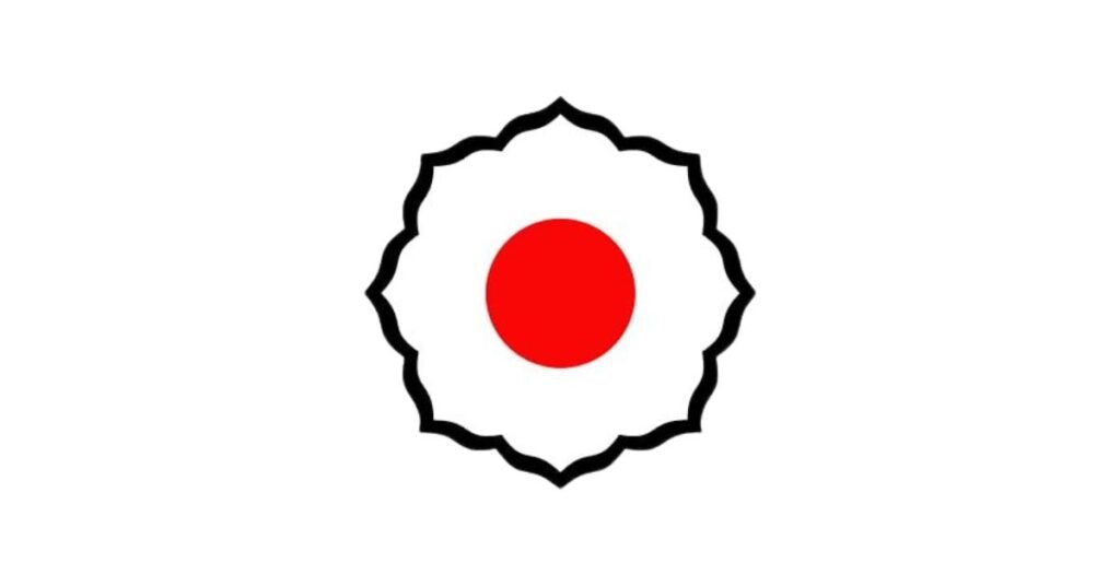 Emblema oficial del Kodokan Judo con forma octagonal
