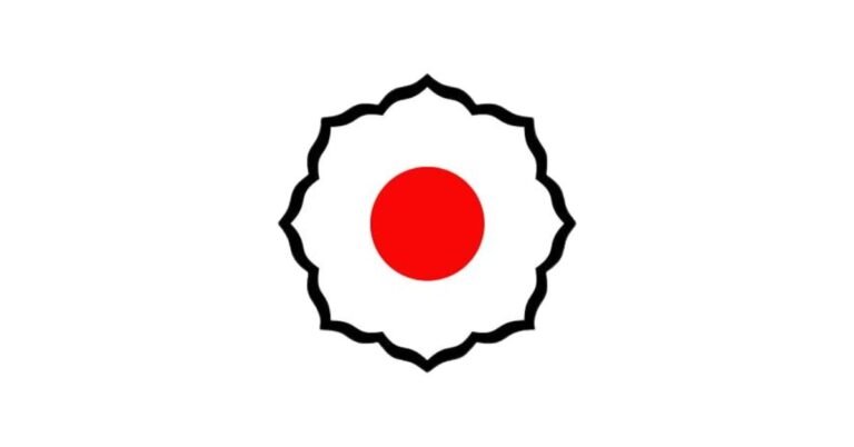 Emblema oficial del Kodokan Judo con forma octagonal