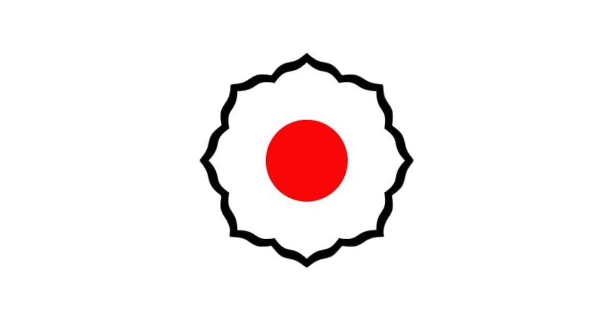 Emblema oficial del Kodokan Judo con forma octagonal