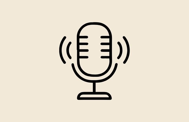 Icono minimalista de un micrófono que representa el episodio piloto del podcast Reflexiones de un Judoka